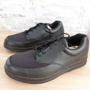 Black Shoes Men Leather‎ 11 Sneakers WIDE Orthopedic Ortho Light PW MINOR